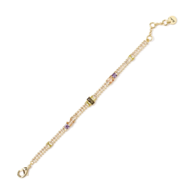 Bracciale con filo di zirconi Ishtar - Multicolor