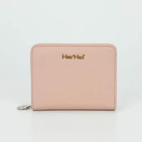 PORTAFOGLIO MEDIO CON ZIP ROSA 