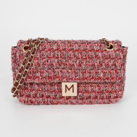 BORSA A TRACOLLA IN TESSUTO MOSTO