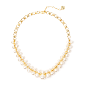 Collana corta con coppie di perle Ninive - Oro