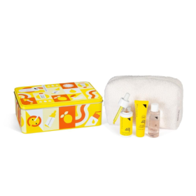 KIT VITAMINA C - SIERO ILLUMINANTE 30ML + CREMA ILLUMINANTE MINISIZE + STRUCCANTE DELICATO MINISIZE + POCHETTE