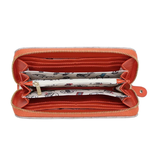 Grande Portafoglio da Donna con Zip The Orangery Vendula London