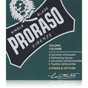 PRORASO CYPRESS & VETYVER SALVIETTE RINFRESCANTI PER TESSUTI