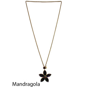 COLLANA MANDRAGOLA CON FIORE ART.74126