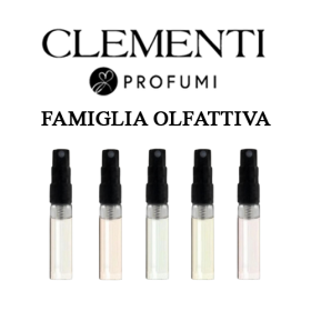 FAMIGLIE OLFATTIVE - KIT FIALE Prova - Samples KIT - 5 fiale x 2ml spray 