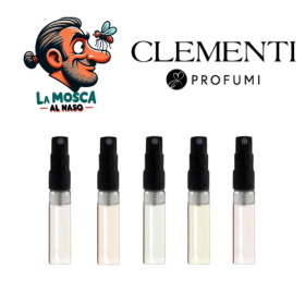 LA MOSCA AL NASO X CLEMENTI PROFUMI KIT FIALE PROVA - SAMPLES KIT - 5 FIALE X 2ML SPRAY 